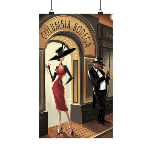 Elegant Jazz Night Wall Poster – Vintage Vibes and Sophistication