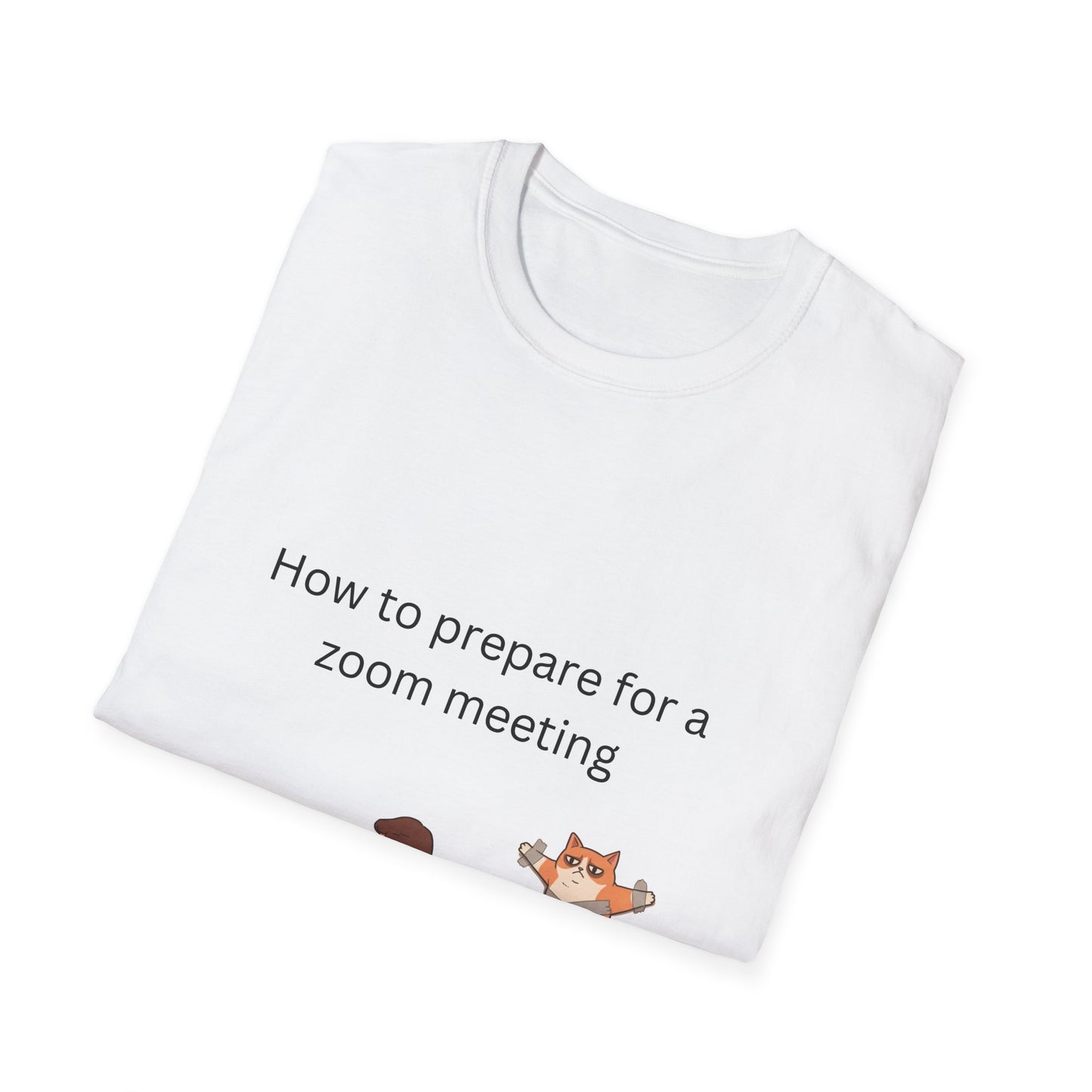 Cat-tastrophe Zoom Prep Tee