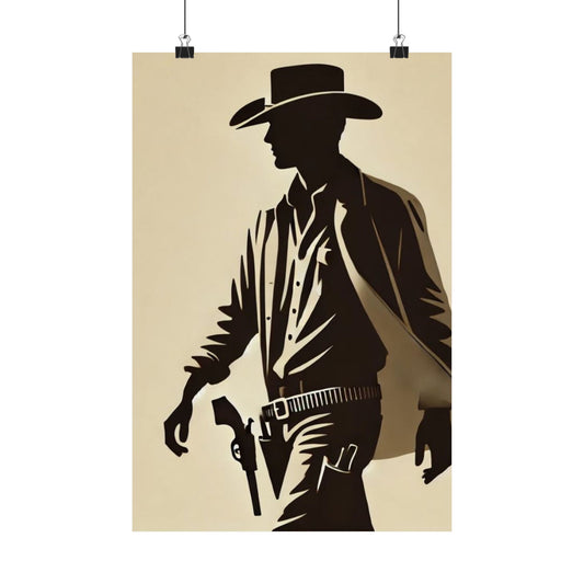 Cowboy Silhouette Wall Art